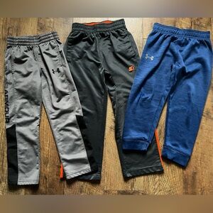 Bundle of 3 boys size XS 4/5 Under Armour Kids' Athletic Pants